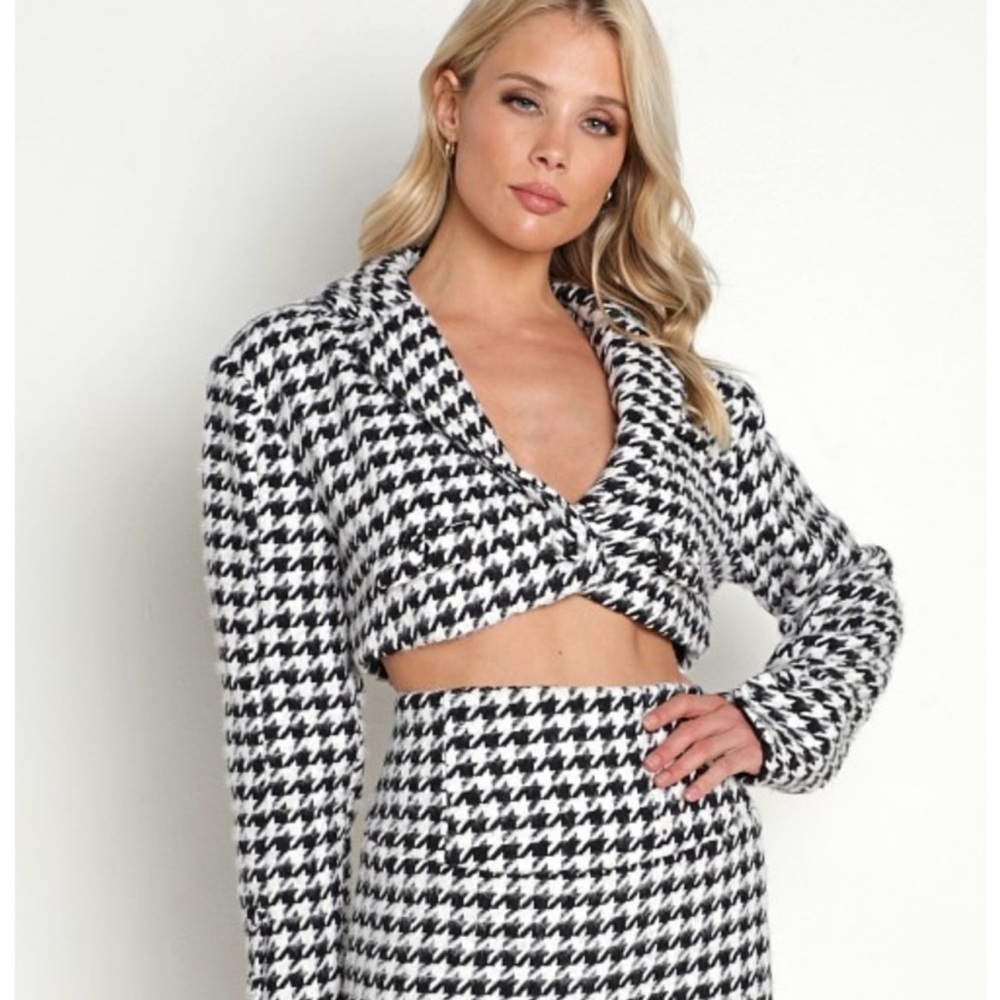 FOR LOVE AND LEMONS BONNIE CROPPED BLAZER XS